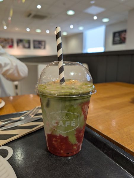 Blueberry matcha