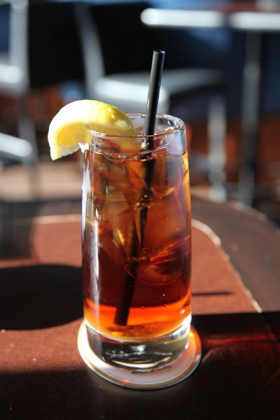 Peach iced tea