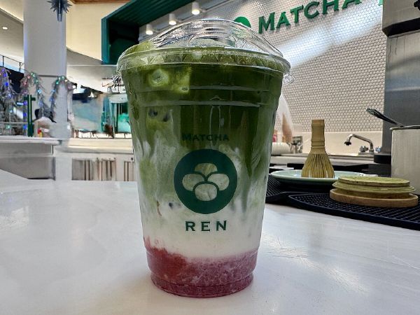 Strawberry matcha